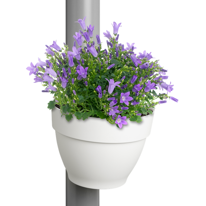 vibia campana pot gouttière 22cm blanc soie